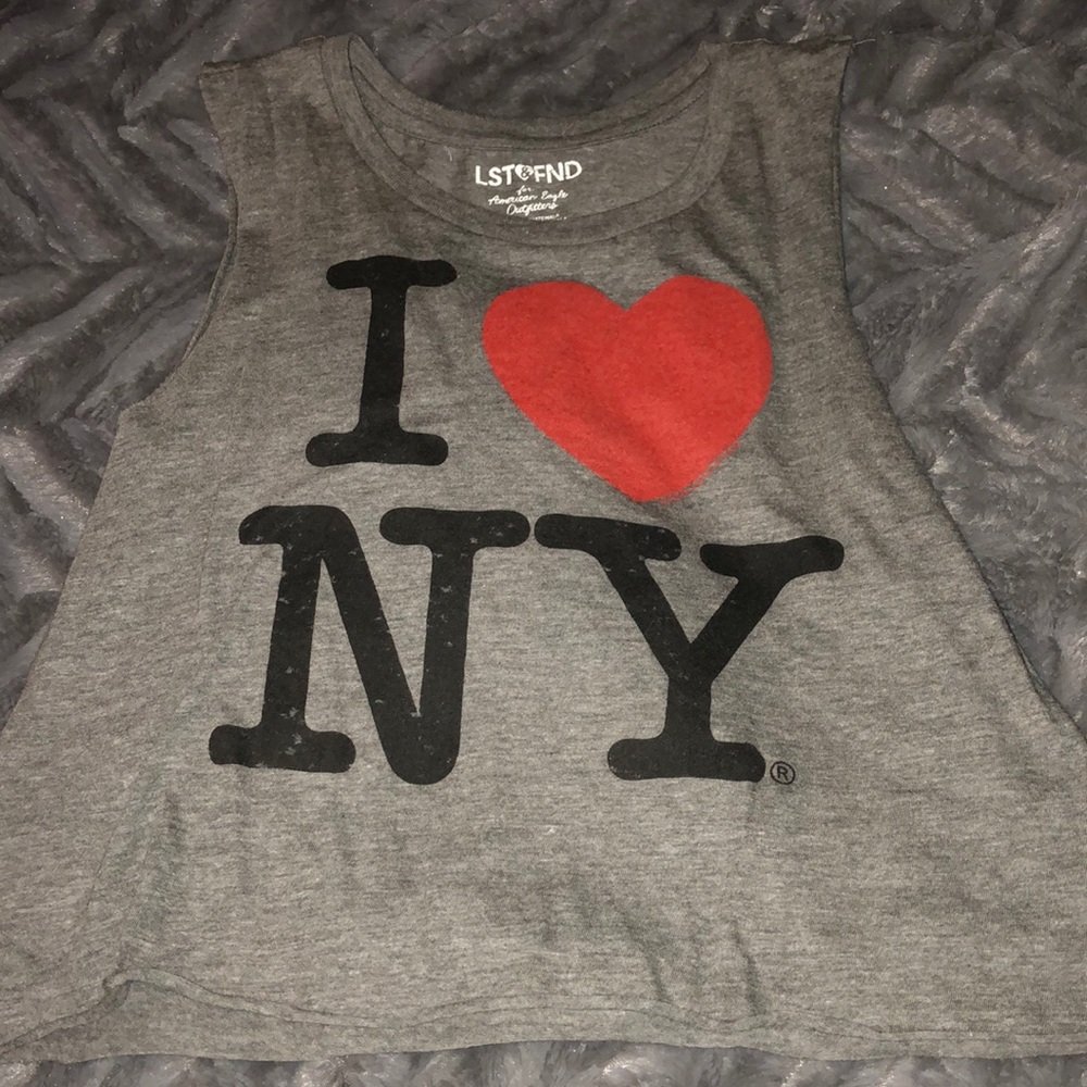Cropped I ♥️ NY Muscle T